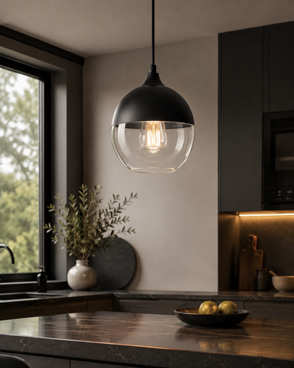 Barrelé Pendant Light