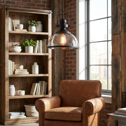 Verdana pendant in living room reading nook