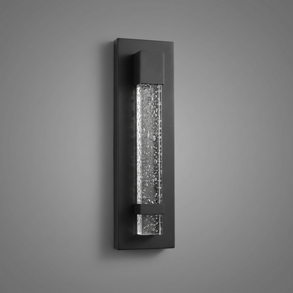 Perle bubble-glass sconce on grey studio background