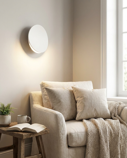 Nord LED Bedside Wall Sconce White Warm White reading nook
