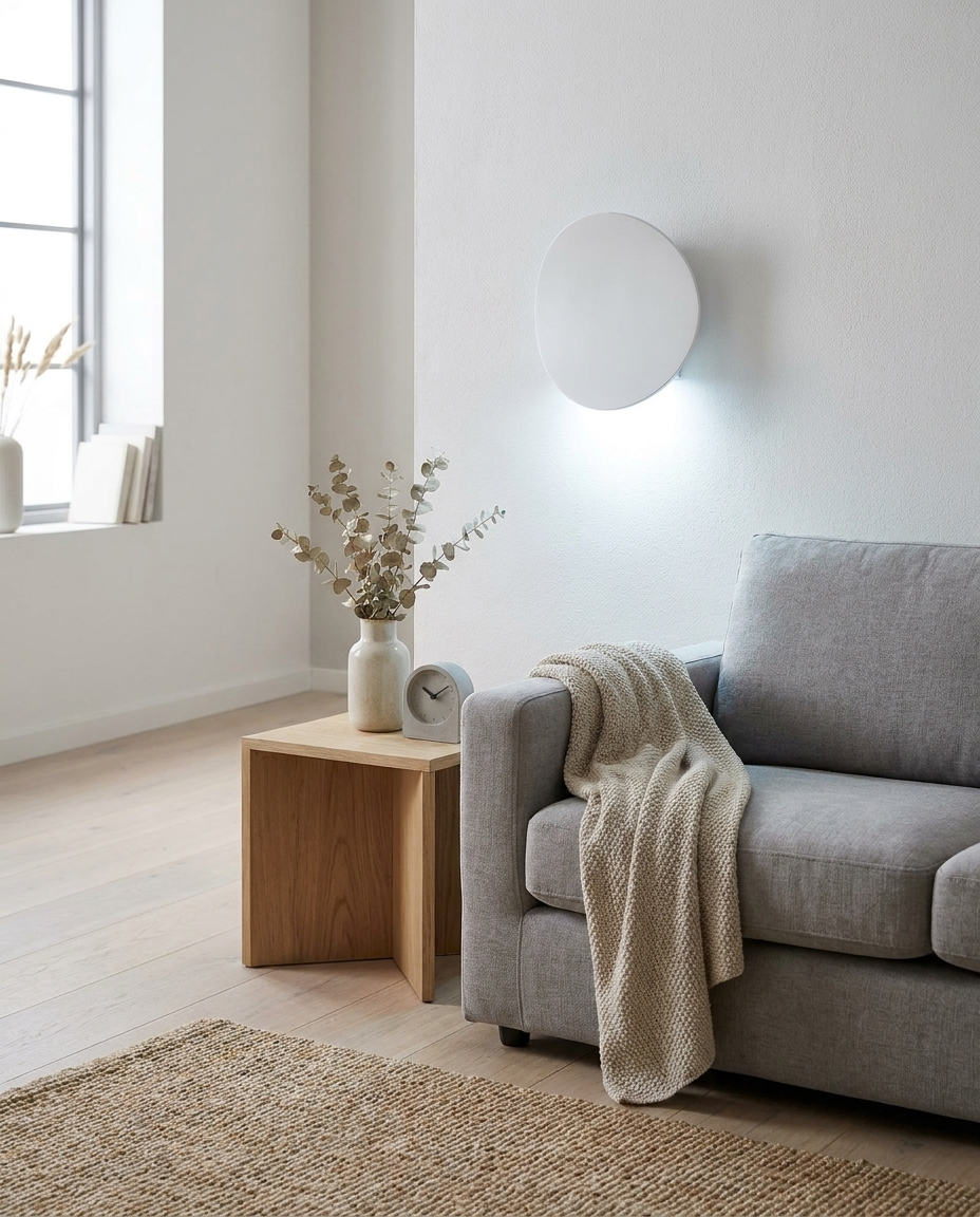 Nord LED Bedside Wall Sconce White White living room