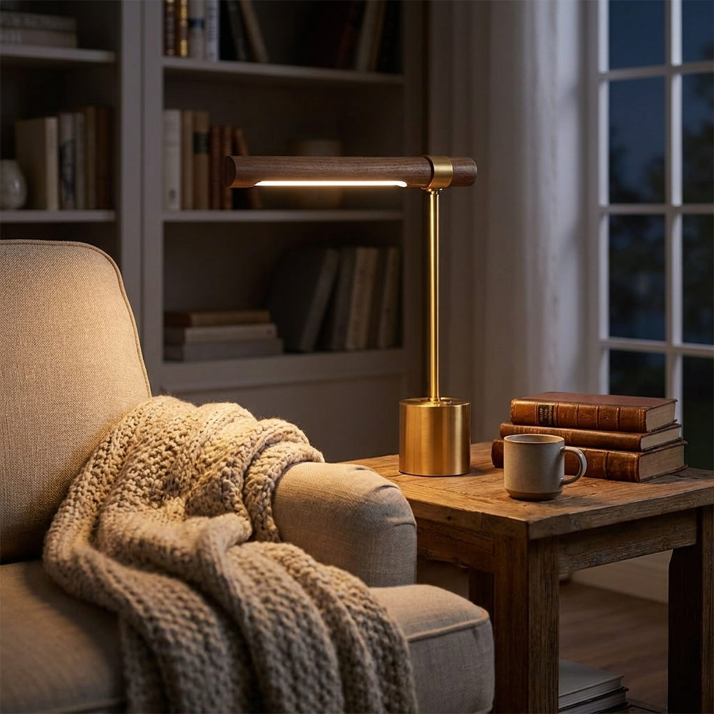 Lineare Desk Lamp in a reading nook