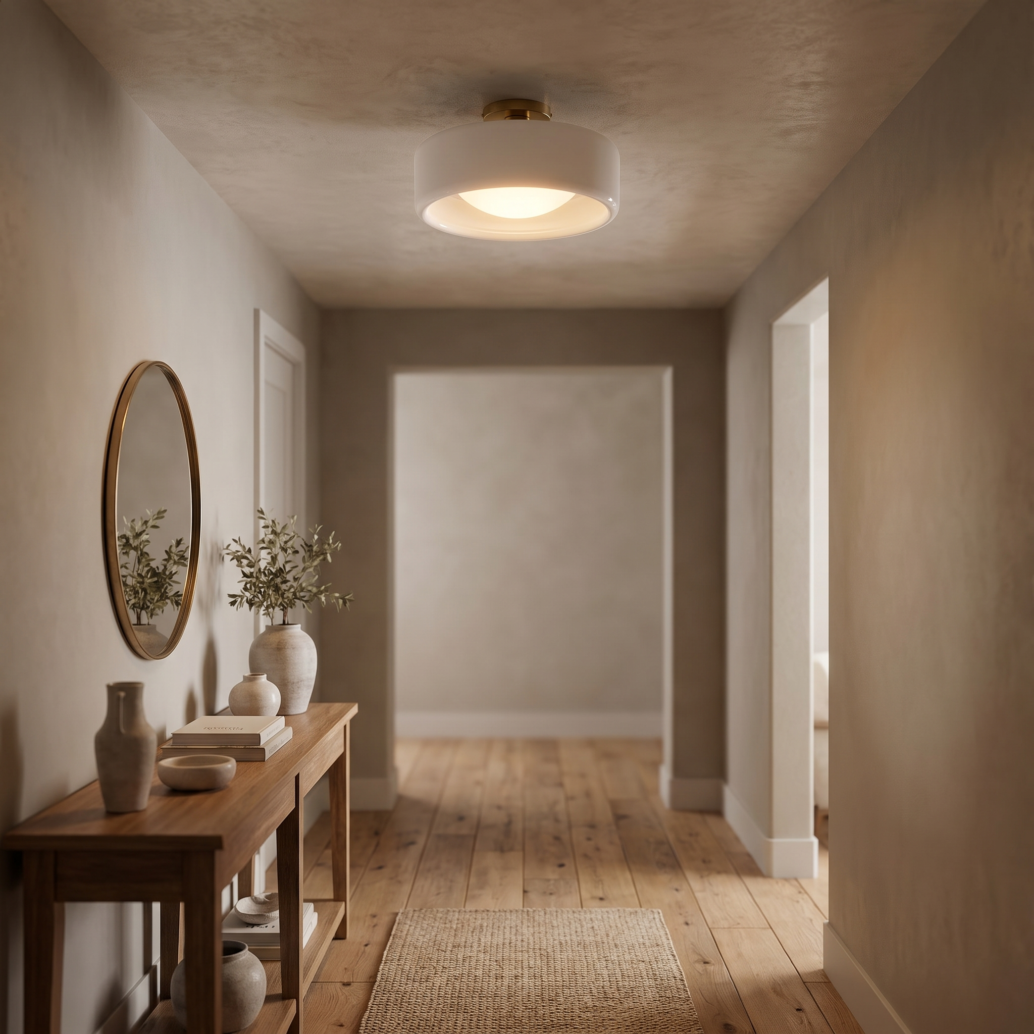 Cerova flush mount - White