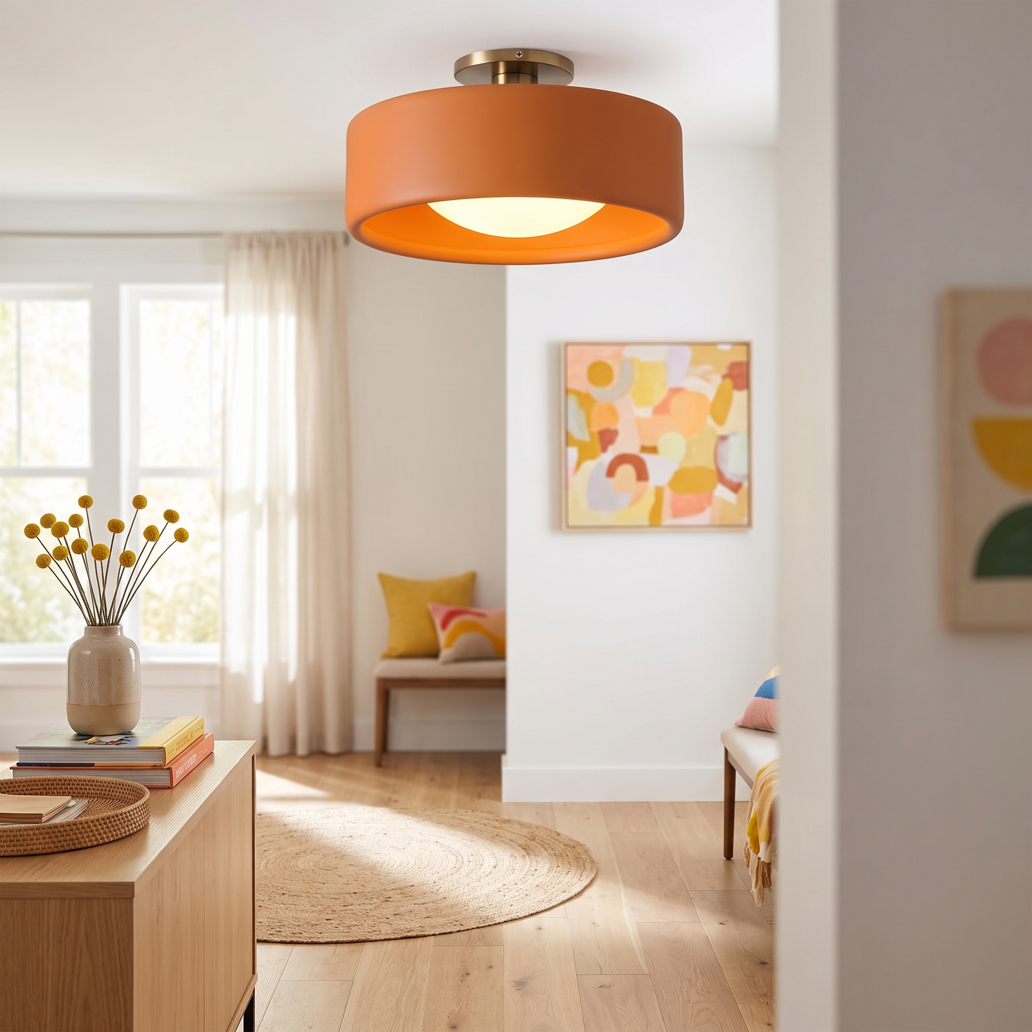 Cerova flush mount - Orange