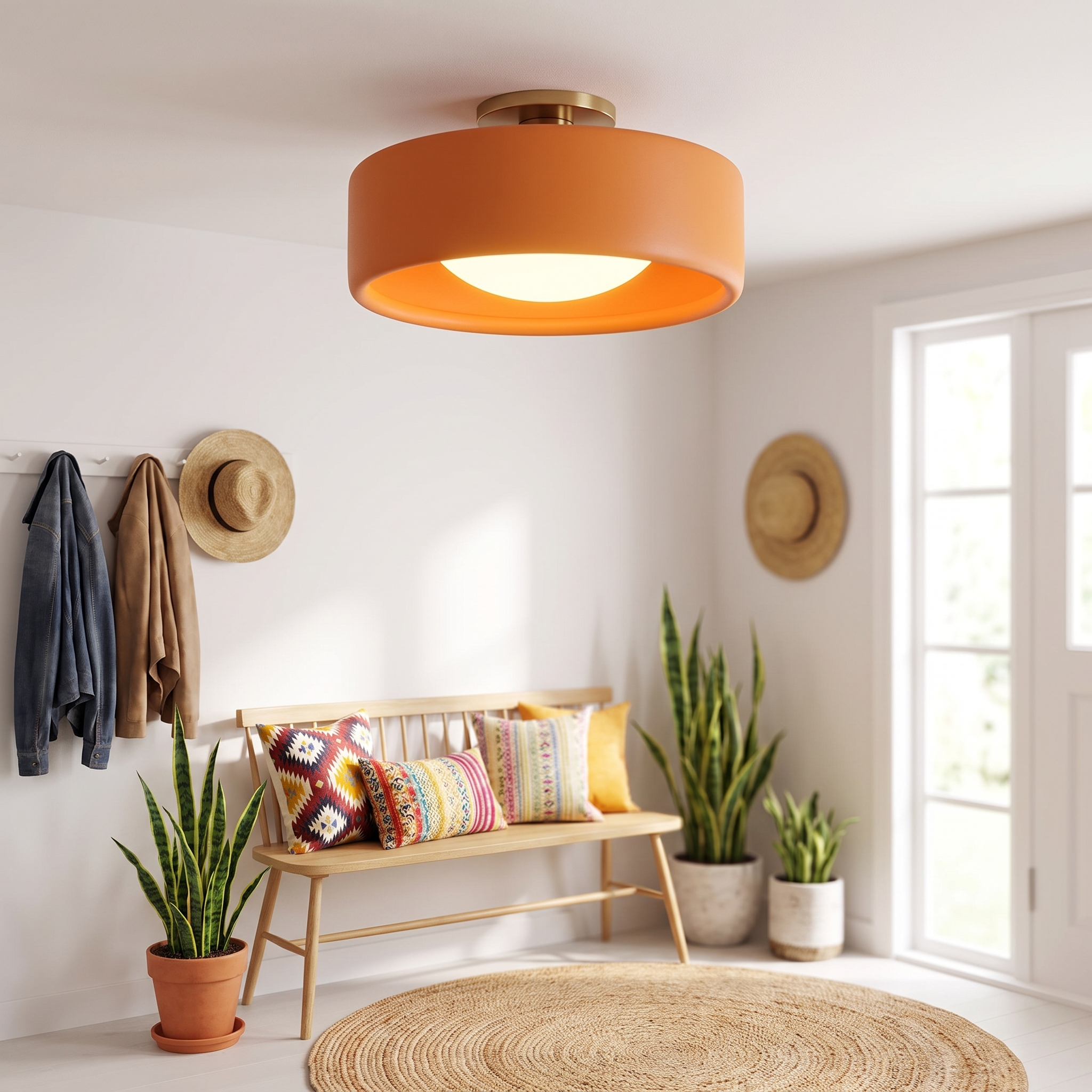 Cerova flush mount - Orange