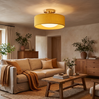 Cerova flush mount - Yellow