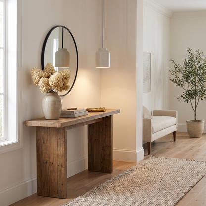Hanton pendant - Powder Coated Ivory / Matte Black