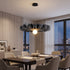 Sonora felt chandelier - Gray, dining room