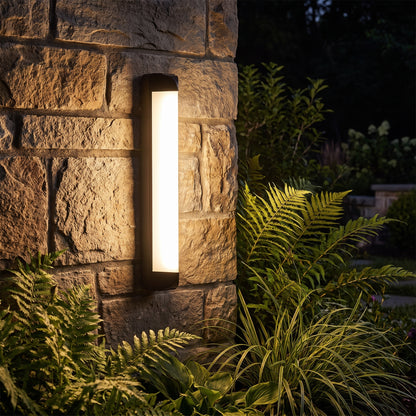 Cato column outdoor sconce, garden