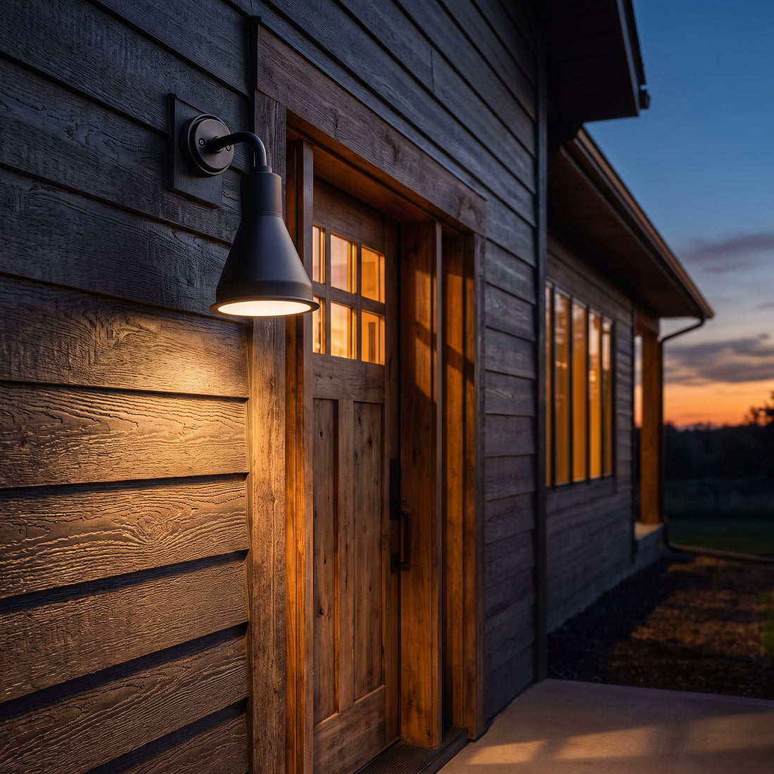 Halden outdoor sconce - Matte Black