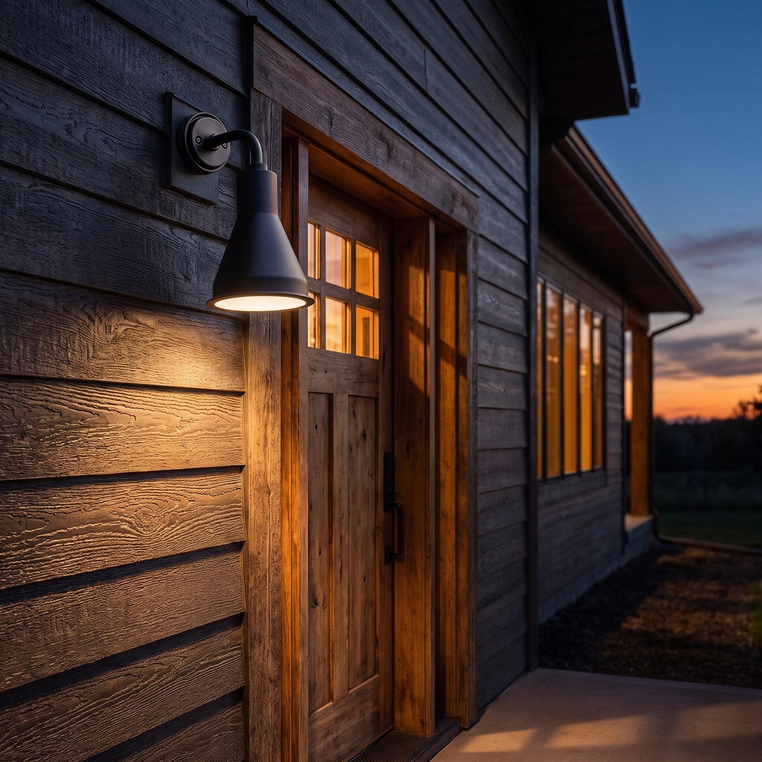 Halden outdoor sconce - Matte Black