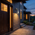 Halden outdoor sconce - Silver, entrance