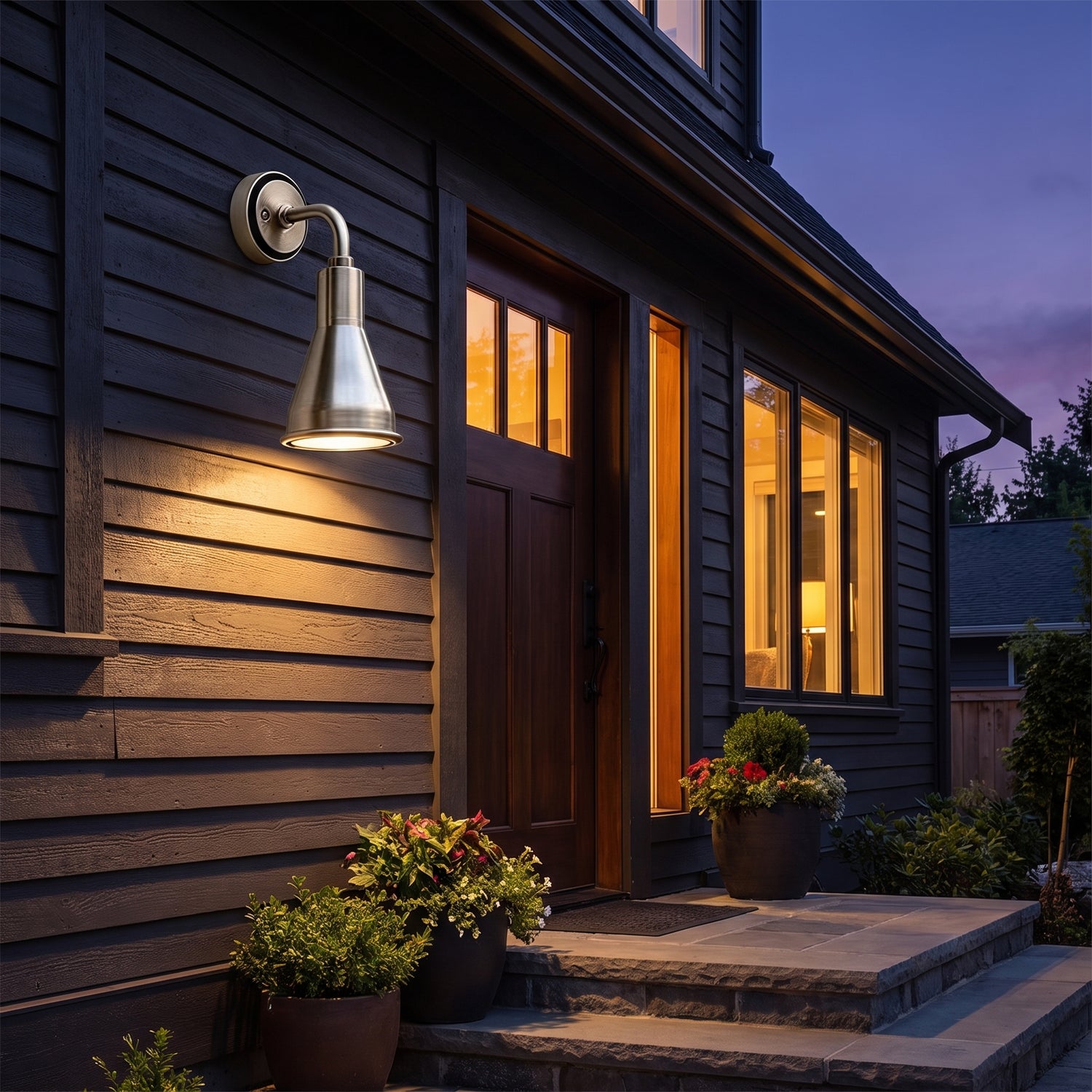Halden outdoor sconce - Silver