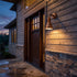 Halden outdoor sconce - Bronze, doorway