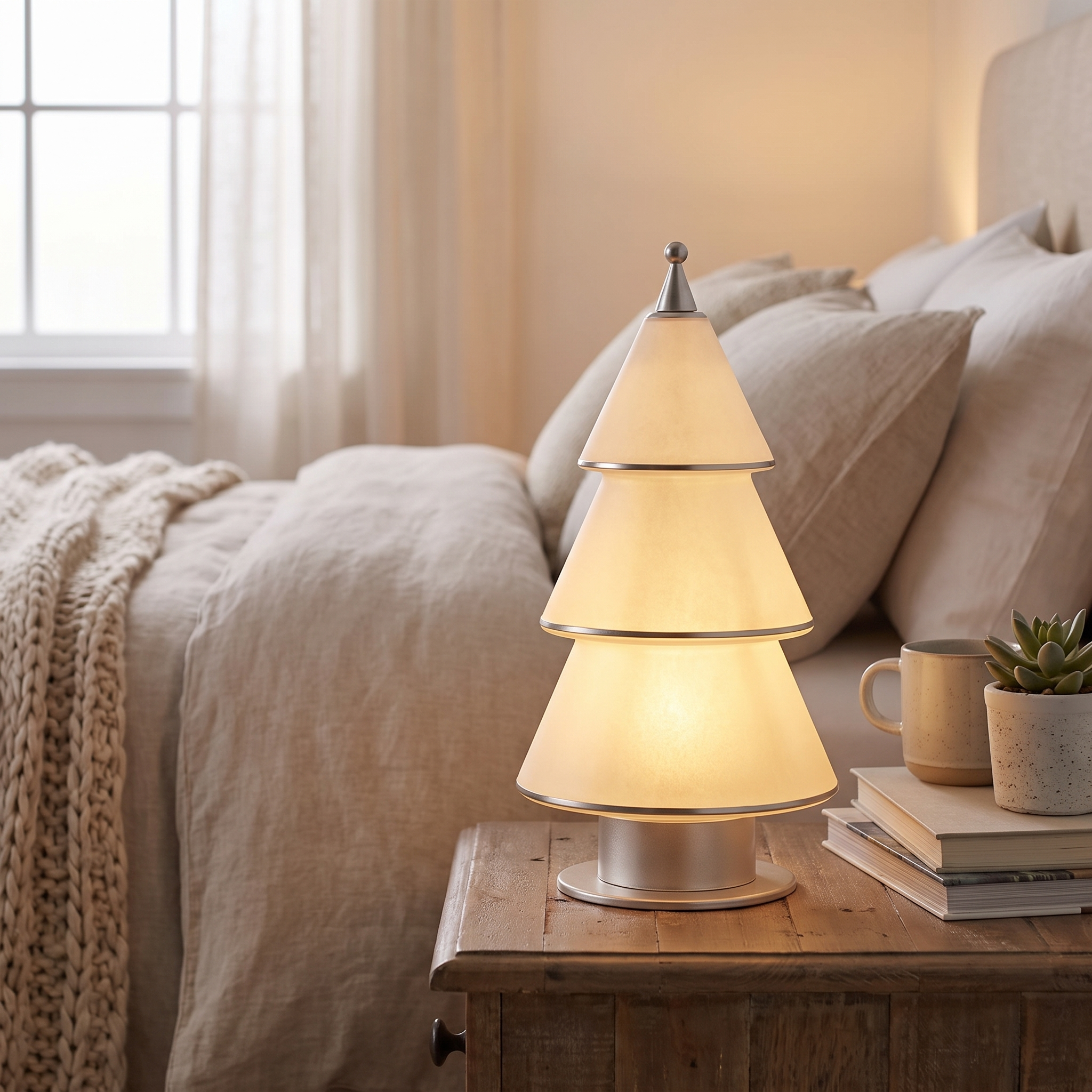 Alva cedar tree table lamp lifestyle 2