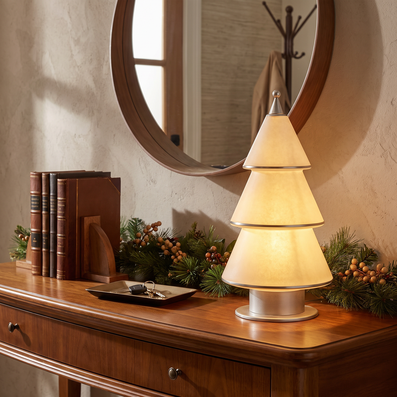Alva cedar tree table lamp lifestyle 4