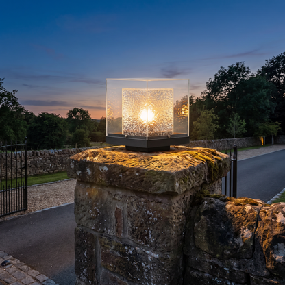 Wynn Outdoor Pillar Light lifestyle