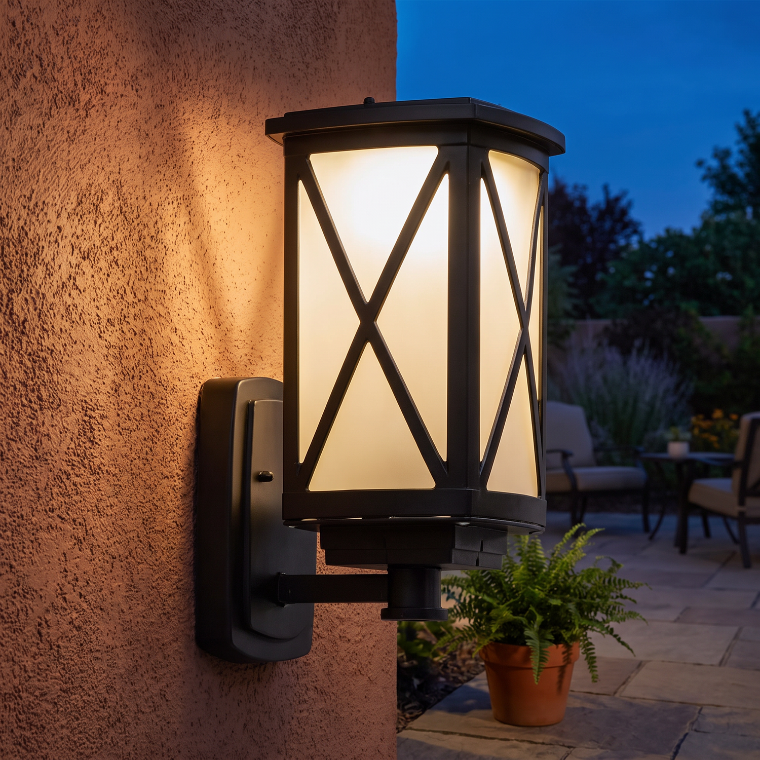 Blaise Solar Outdoor Wall Light lifestyle