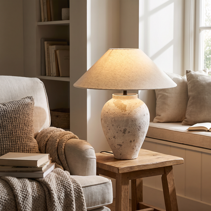 Elowen Pottery Table Lamp lifestyle