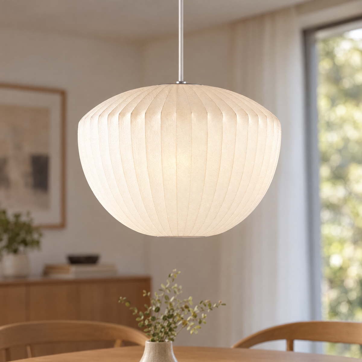 Treccia Crisscross Bubble Pendant Light, Model H