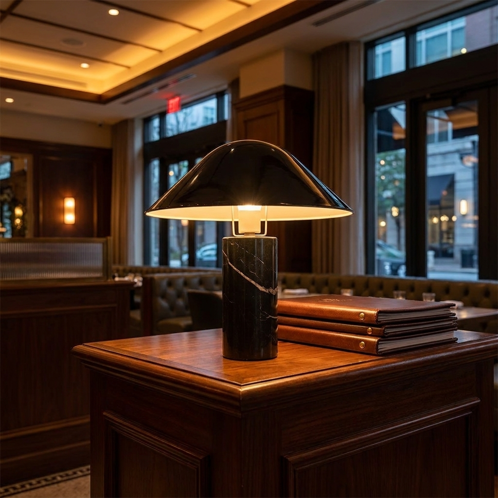 Pietra table lamp in a restaurant