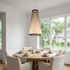Filigrane Mesh Pendant in Model A cone, dining room in Minneapolis