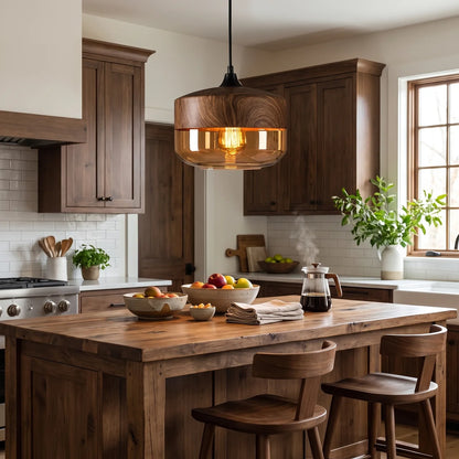 Barrelé Pendant Light