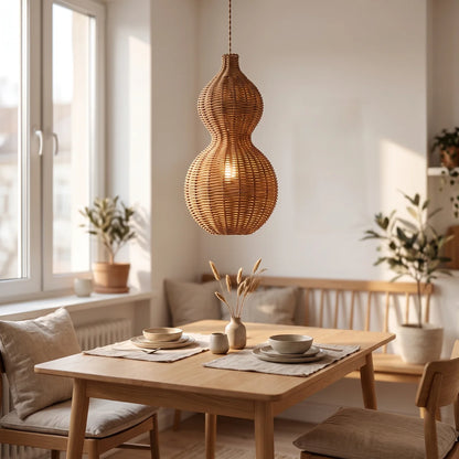 Willow Modern Rattan Pendant Light