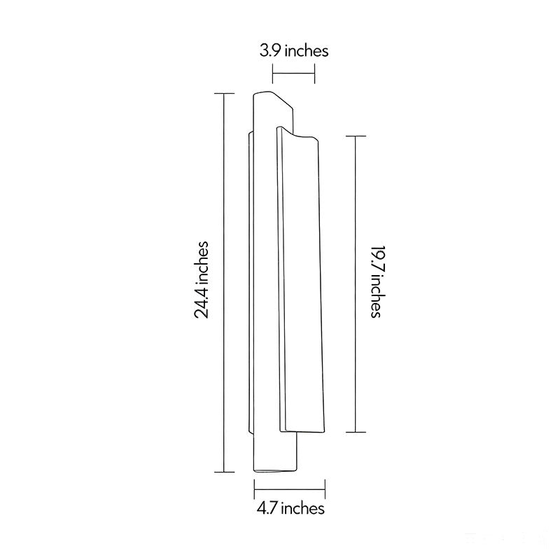 Petra Faux Marble Outdoor Wall Light