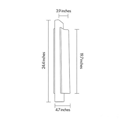 Petra Faux Marble Outdoor Wall Light