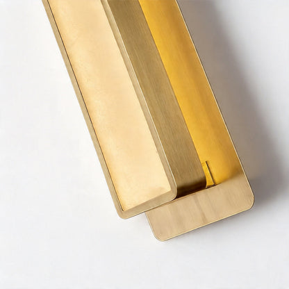 Vasari Natural Marble Brass Wall Light