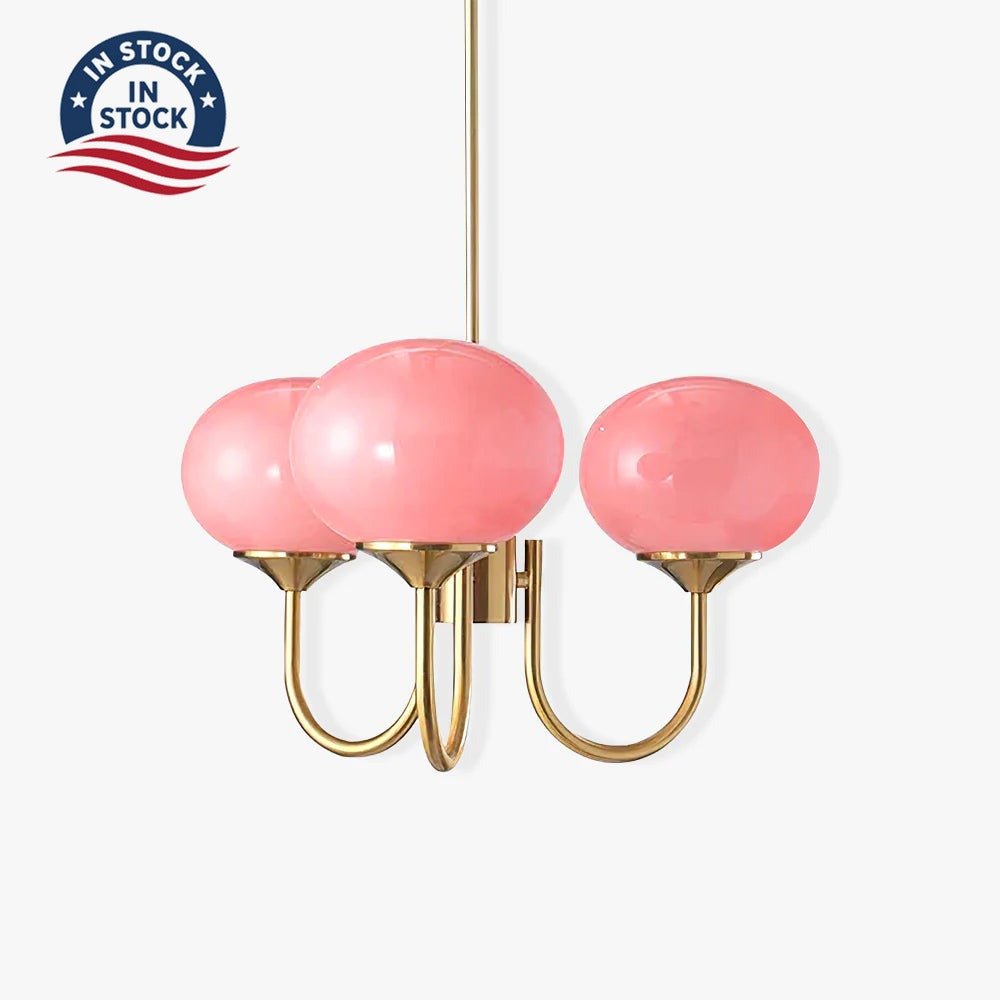 Mallow Glass Shade Chandelier