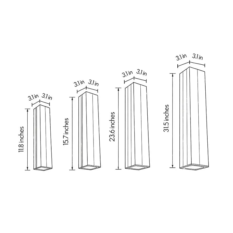 Kade Square Up Down Outdoor Wall Light