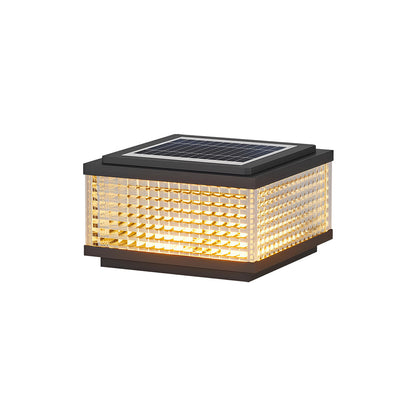 Palma Waterproof Outdoor Solar Pillar Light