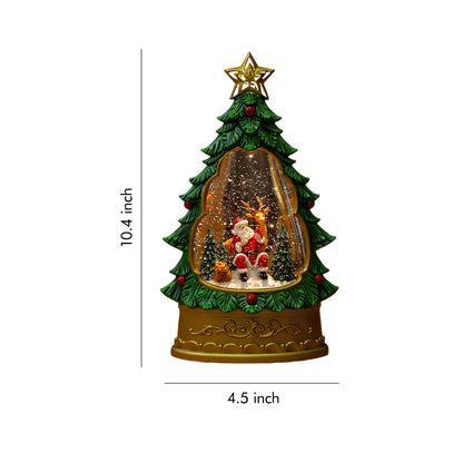 Melodie Christmas Tree Snow Globe Music Lamp